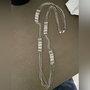 Stella & Dot mixed metal necklace